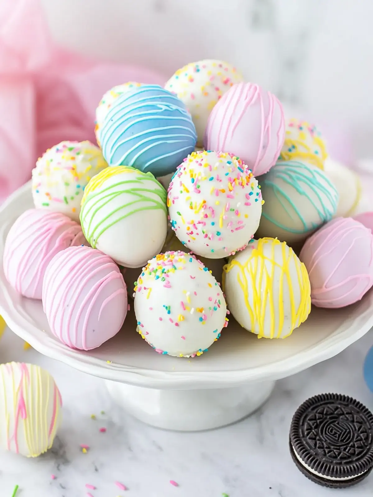 Delicious Easter Egg Oreo Cookie Balls for Sweet Celebrations 3 Easter Egg Oreo Cookie Balls