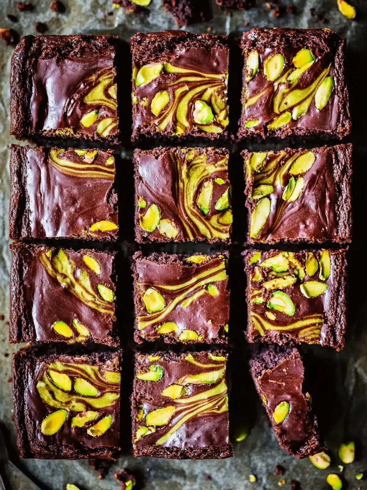 Decadent Fudgy Chocolate Pistachio Brownies You ll Crave 3 Fudgy Chocolate Pistachio Brownies