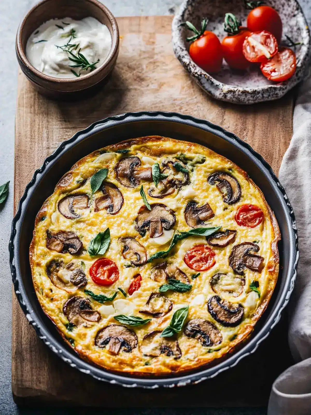 Mouthwatering Mushroom Frittata for Your Next Brunch Delight 2 Mushroom Frittata