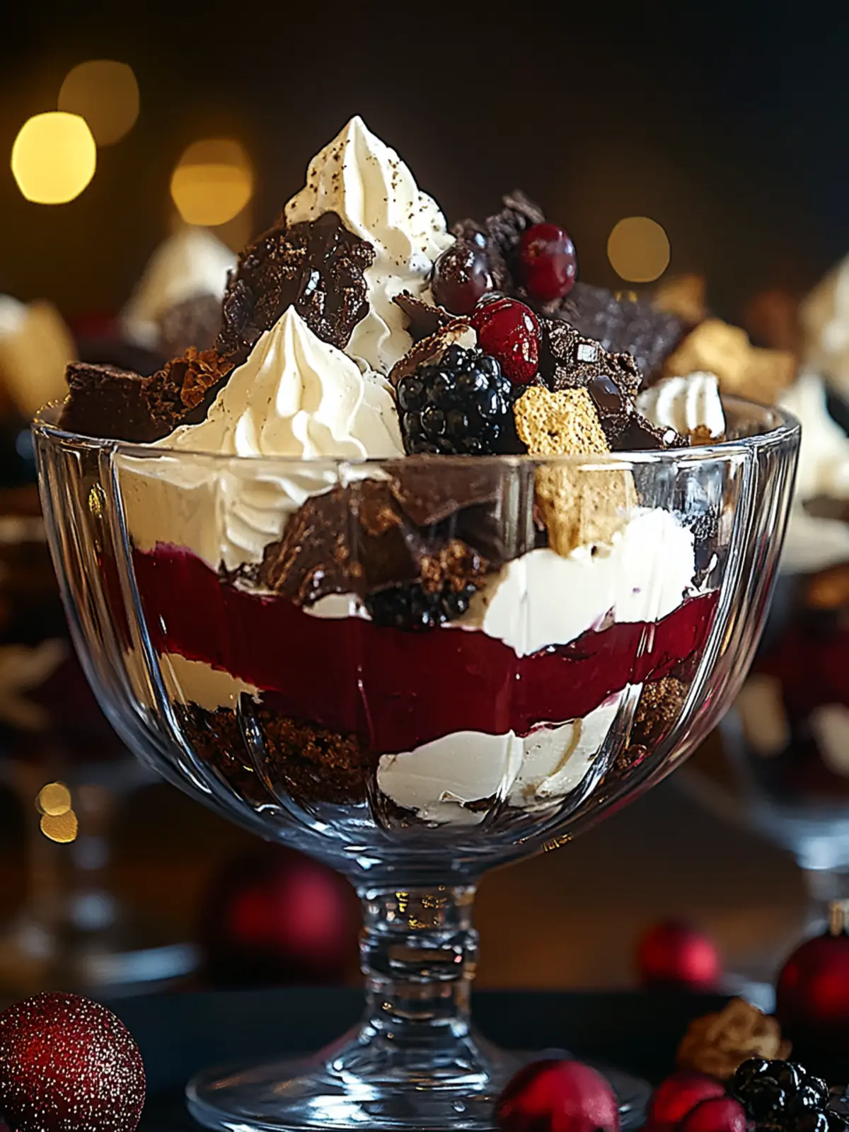 Irresistible Black Forest Trifle for a Merry Christmas Treat 4 Black Forest Trifle for Christmas