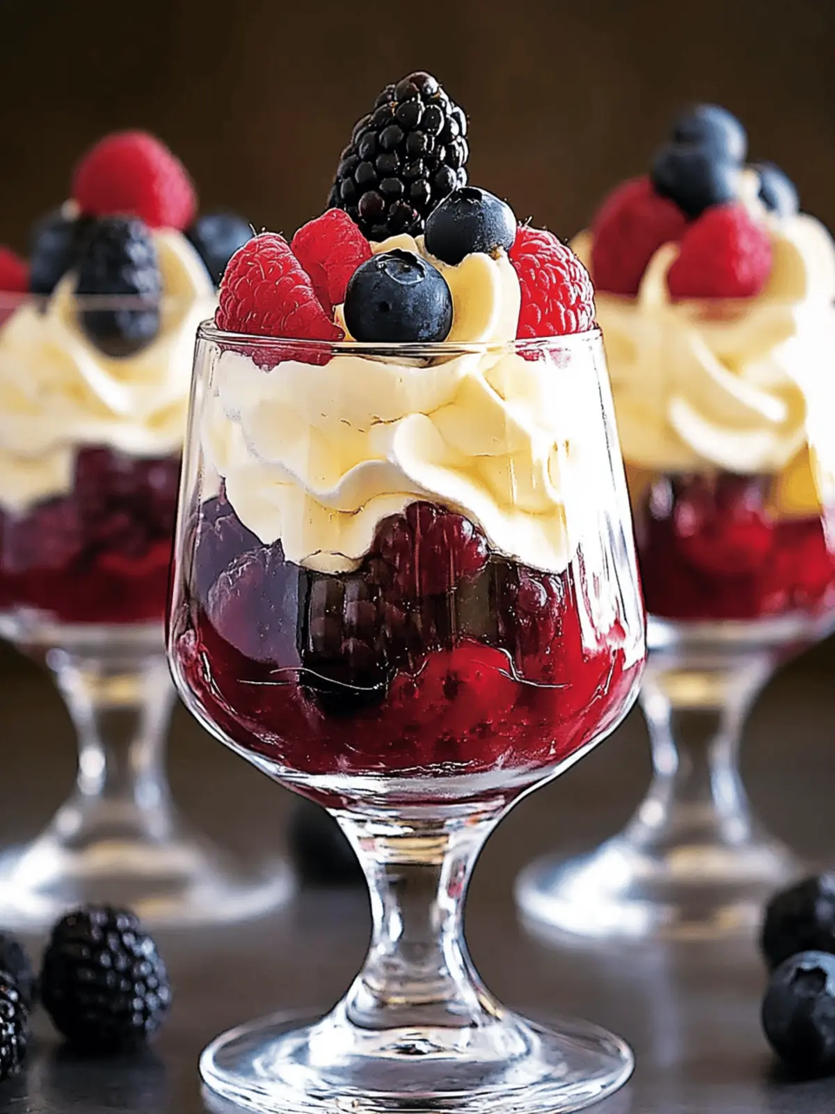 Delightful Mini Trifles with Fresh Fruits and Cream Magic 2 Delightful Mini Trifles with Fresh Fruits and Cream