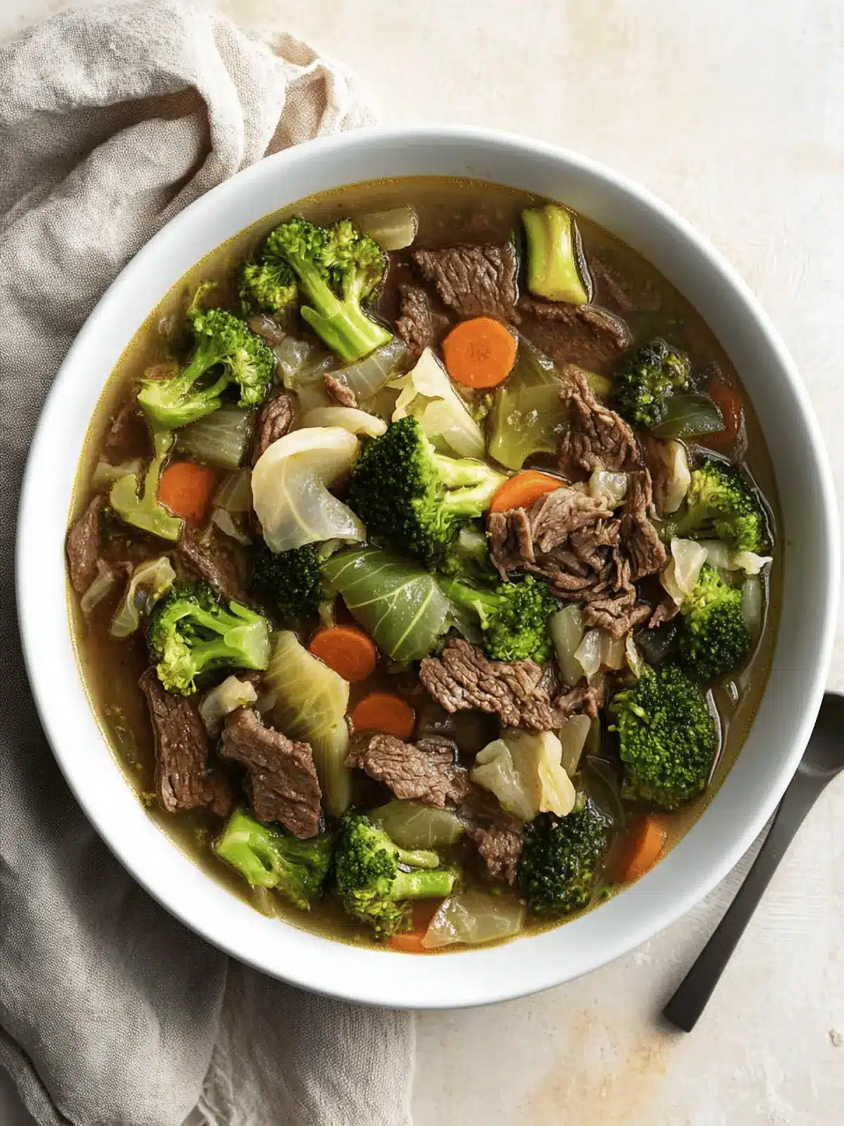 Hearty Beef, Broccoli, and Cabbage Soup for Cozy Nights 4 Beef, Broccoli, and Cabbage Soup