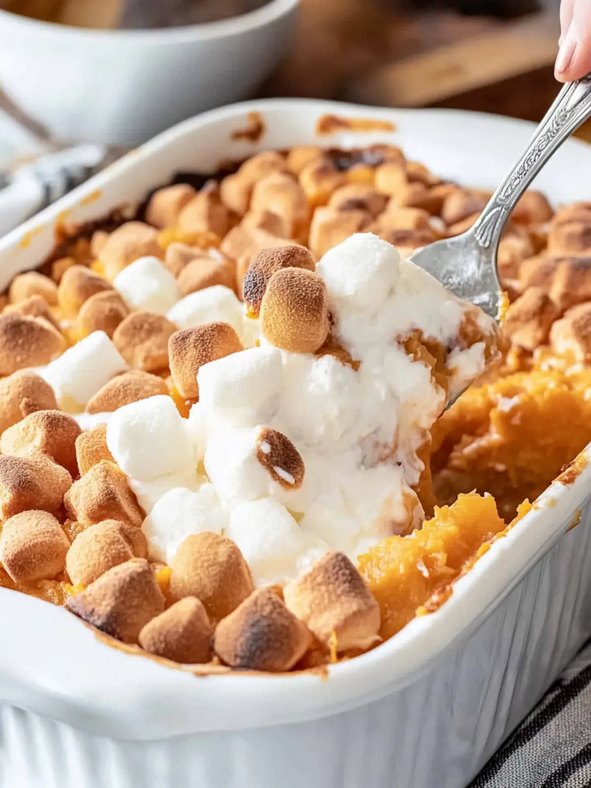 Heavenly Sweet Potato Casserole with Marshmallows Delight 3 Sweet Potato Casserole with Marshmallows