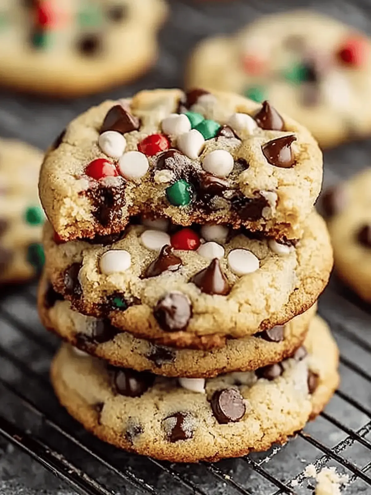 Winter Wonderland Chocolate Chip Cookies with Peppermint Magic 4 Winter Wonderland Chocolate Chip Cookies