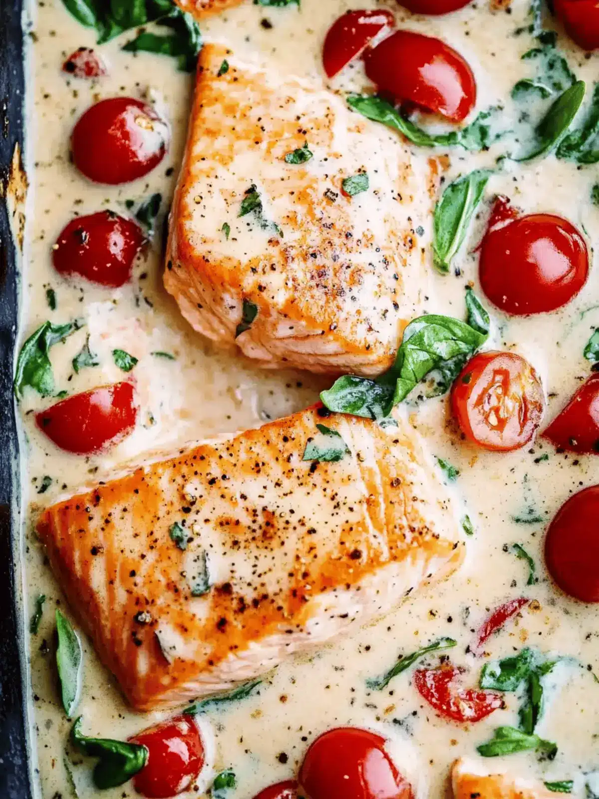 Savor the Flavor: Creamy Tuscan Salmon in Minutes 4 Creamy Tuscan Salmon