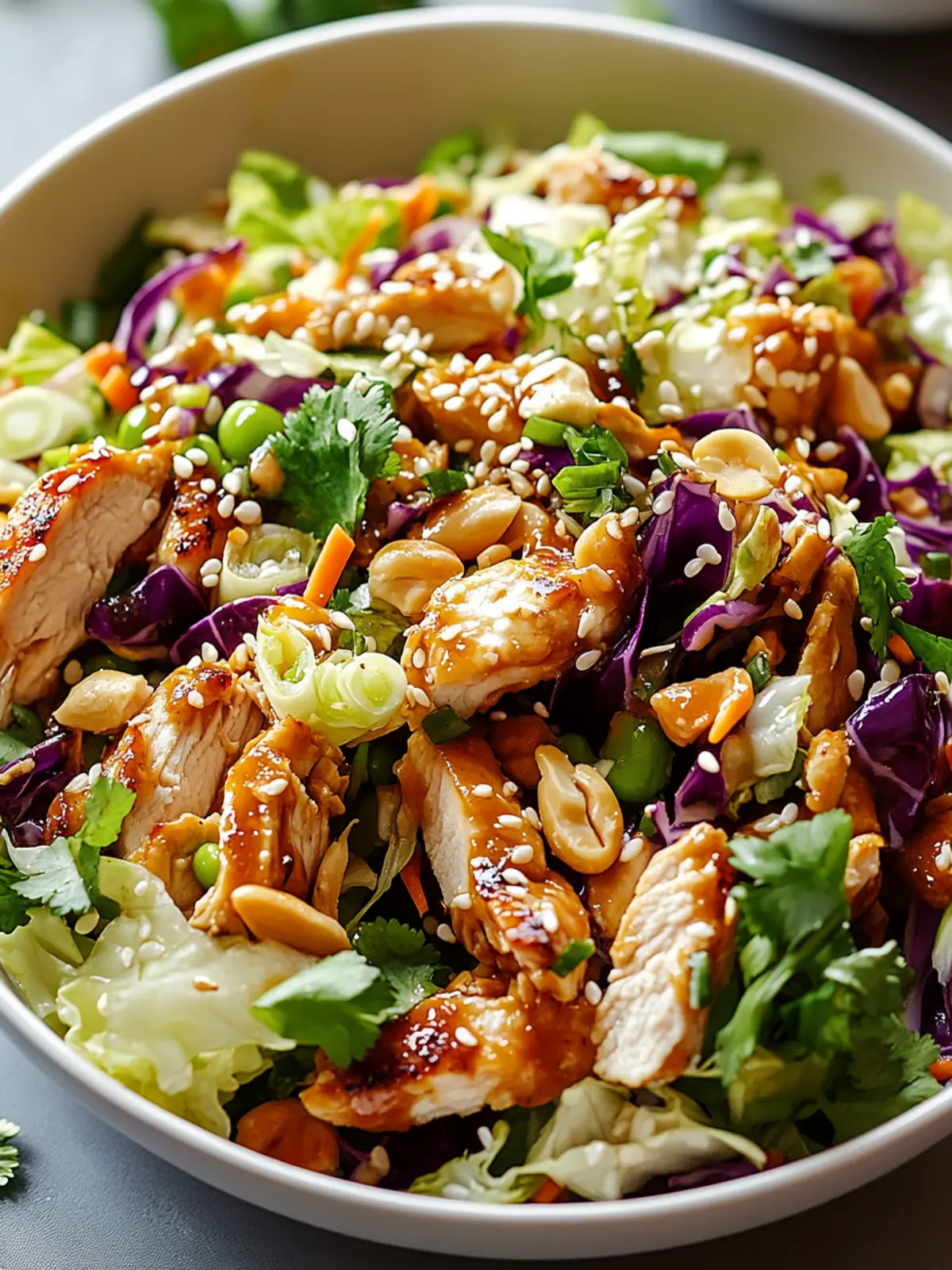 Sesame Chicken Cabbage Crunch Salad for a Fresh Flavor Boost 3 Sesame Chicken Cabbage Crunch Salad