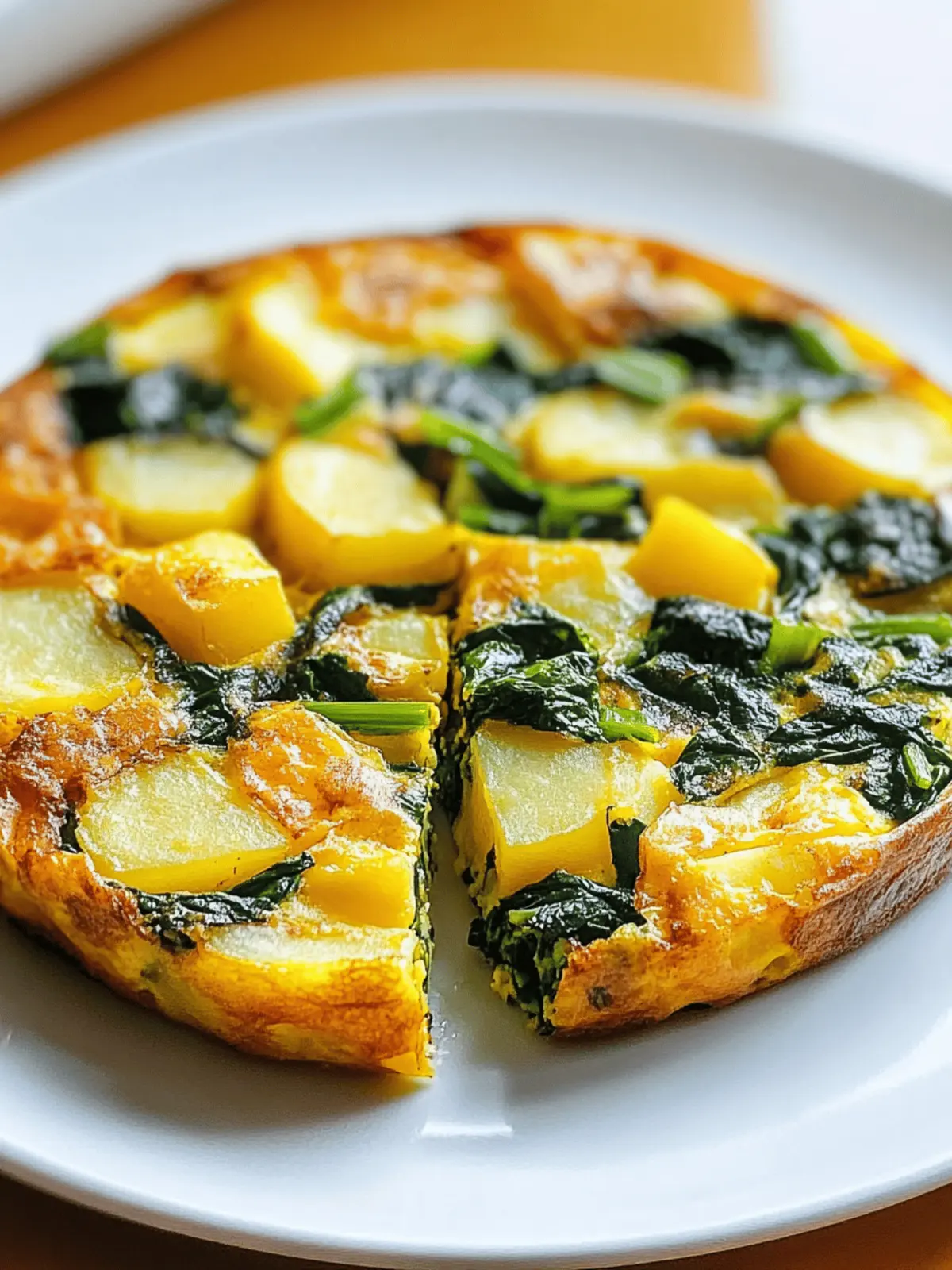 Irresistible Potato and Spinach Frittata for Every Meal! 3 Potato and Spinach Frittata
