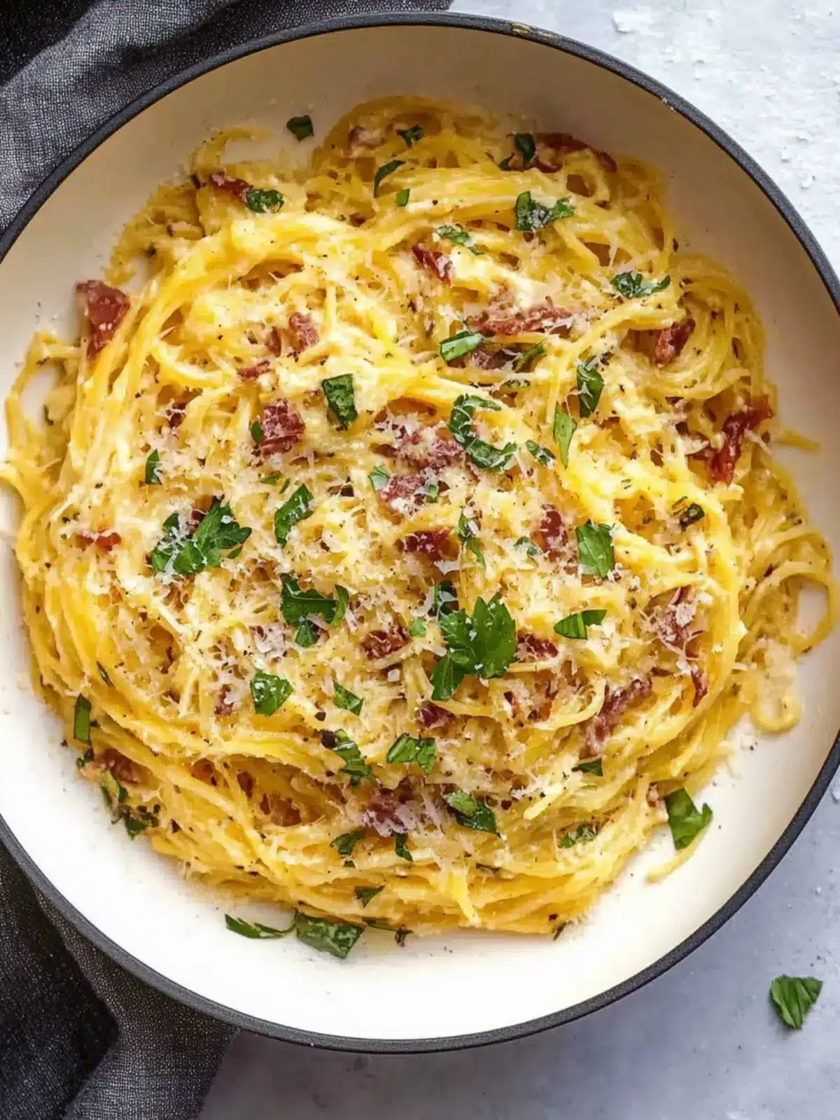Irresistible Spaghetti Squash Carbonara for Cozy Nights 2 Spaghetti Squash Carbonara