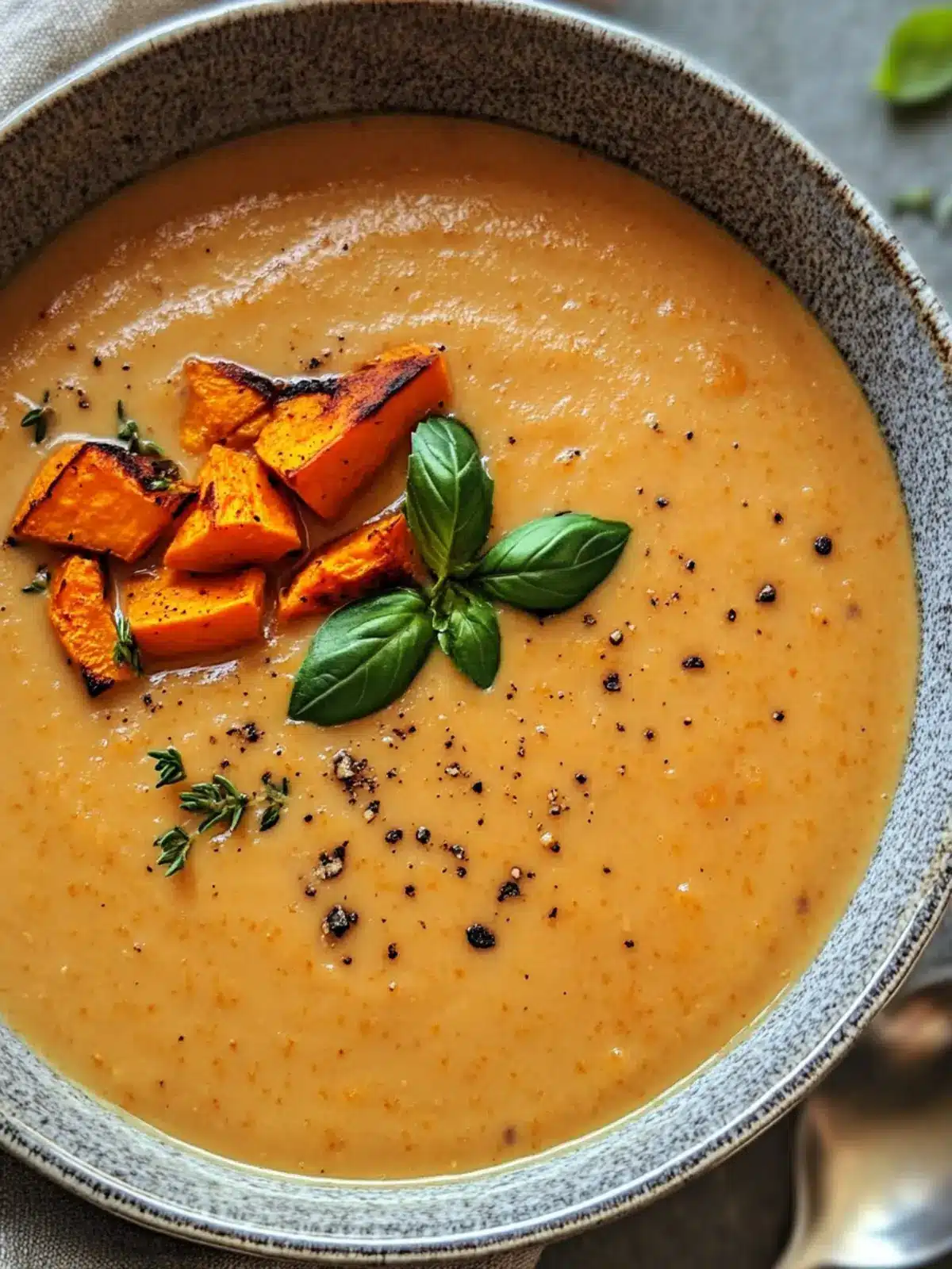 Warm Up with Roasted Italian Sweet Potato Soup Bliss 2 Roasted Italian Sweet Potato Soup