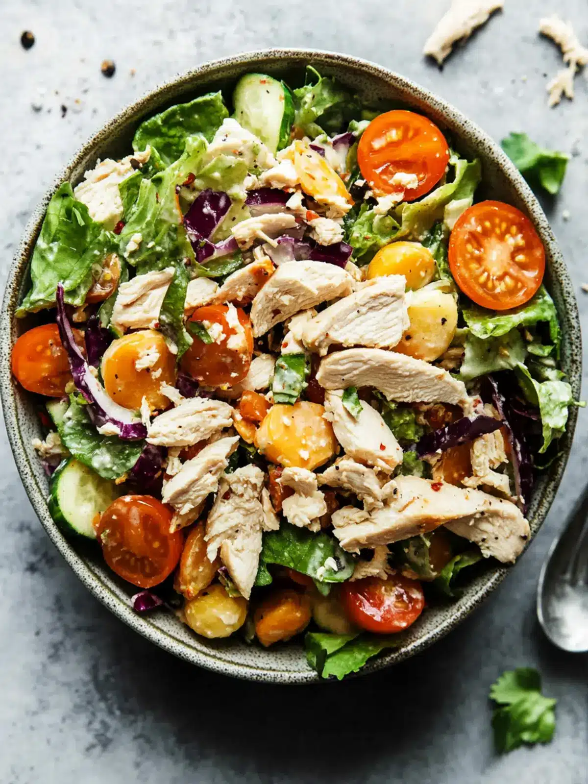 Zesty Chicken Salad with Crunchy Cabbage and Citrus Bliss 2 Chicken Salad