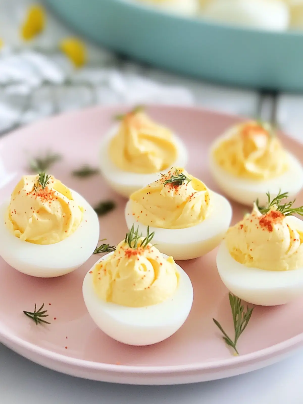 The Perfect Deviled Eggs with a Colorful Twist 2 The Perfect Deviled Eggs