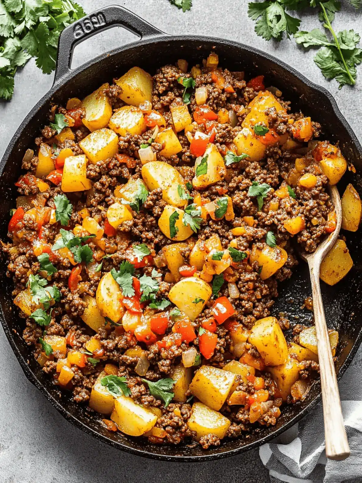 Savory Mexican Ground Beef and Potato Skillet for Family Nights 4 Mexican Ground Beef and Potato Skillet