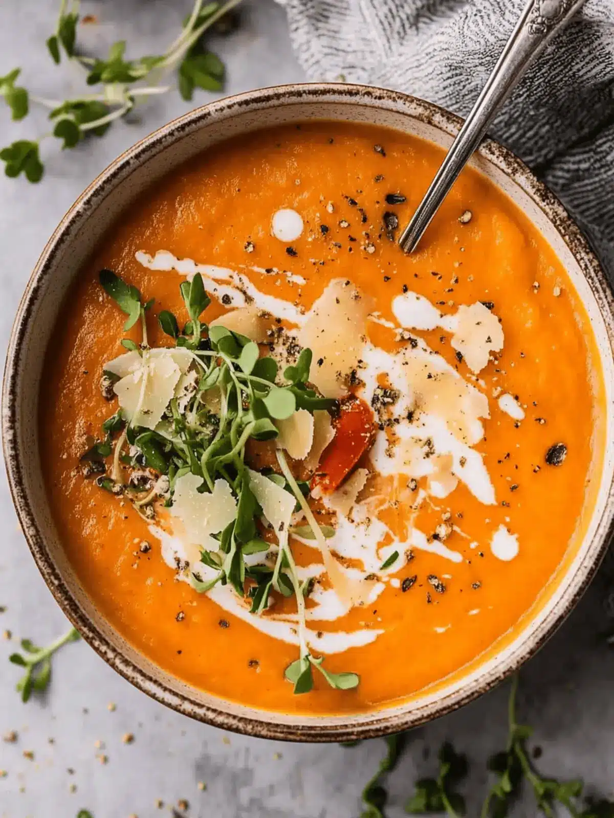 Cozy Up with Creamy Butternut Squash and Red Pepper Soup 3 Creamy Butternut Squash and Red Pepper Soup