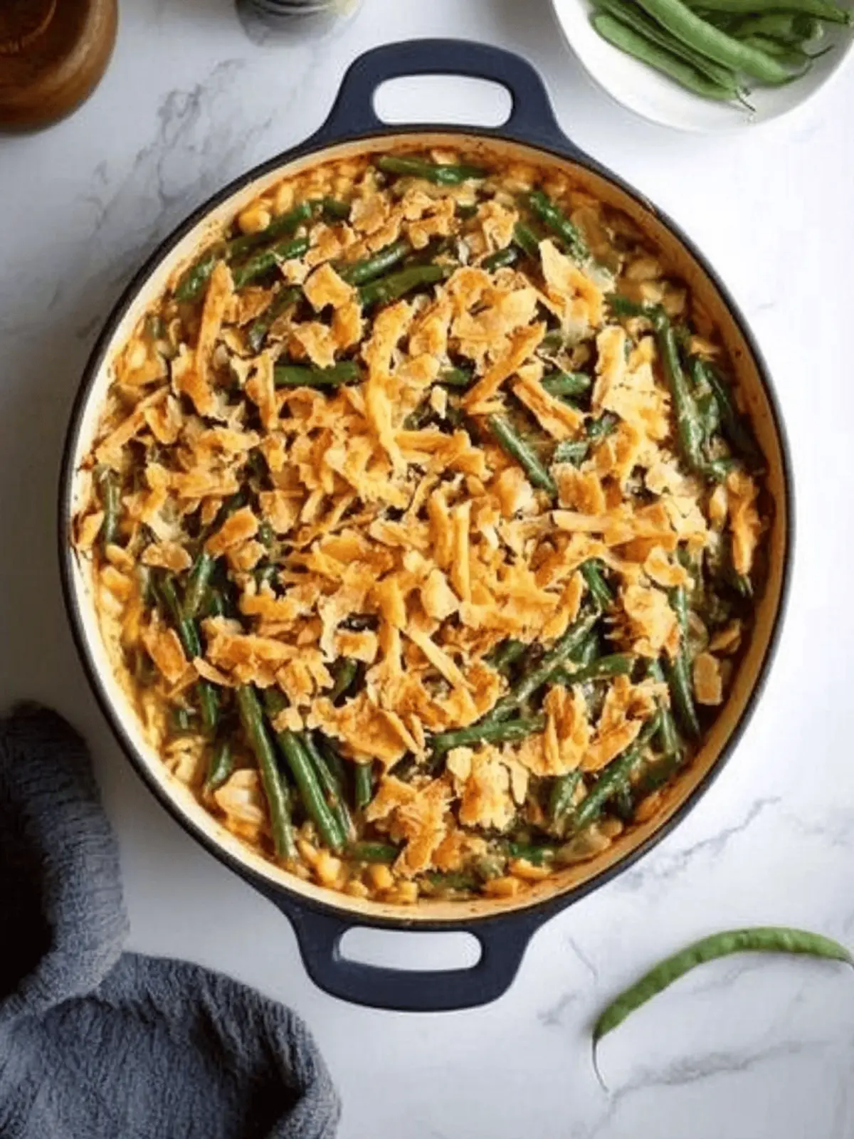 Ultimate Vegan Green Bean Casserole That's Decadently Delicious 2 Vegan Green Bean Casserole