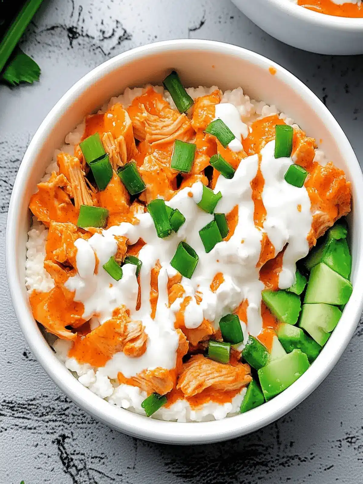 Buffalo Chicken Cottage Cheese Bowl: A Perfect Protein Power-Up 3 Buffalo Chicken Cottage Cheese Bowl