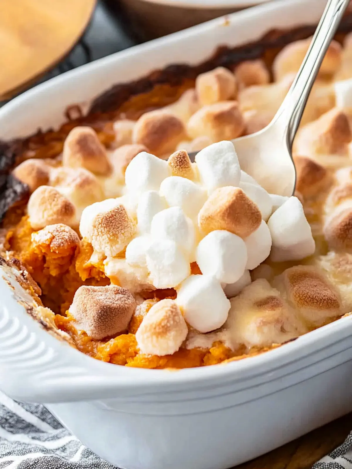 Heavenly Sweet Potato Casserole with Marshmallows Delight 2 Sweet Potato Casserole with Marshmallows