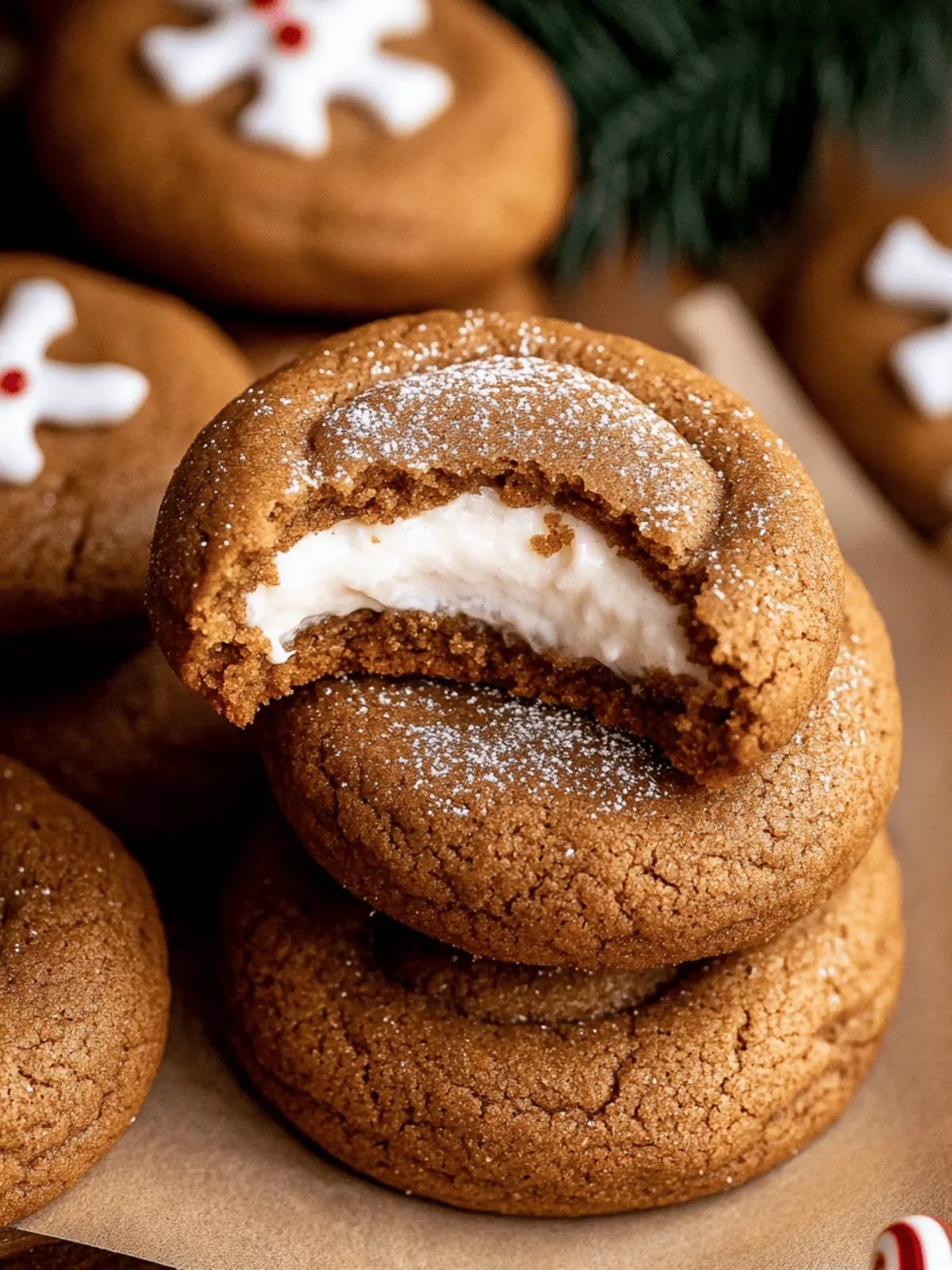 Gingerbread Cheesecake Cookies That Will Brighten Your Holidays 2 Gingerbread Cheesecake Cookies