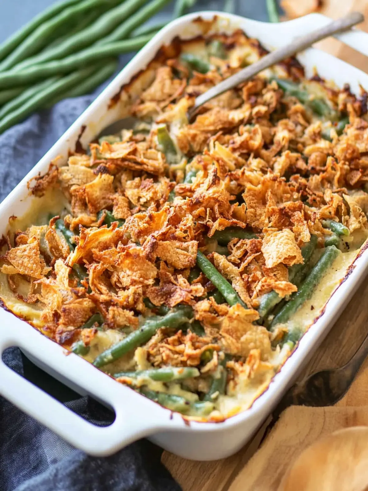 Fresh Green Bean Casserole From Scratch for Hit Dinner Bliss 2 Fresh Green Bean Casserole From Scratch