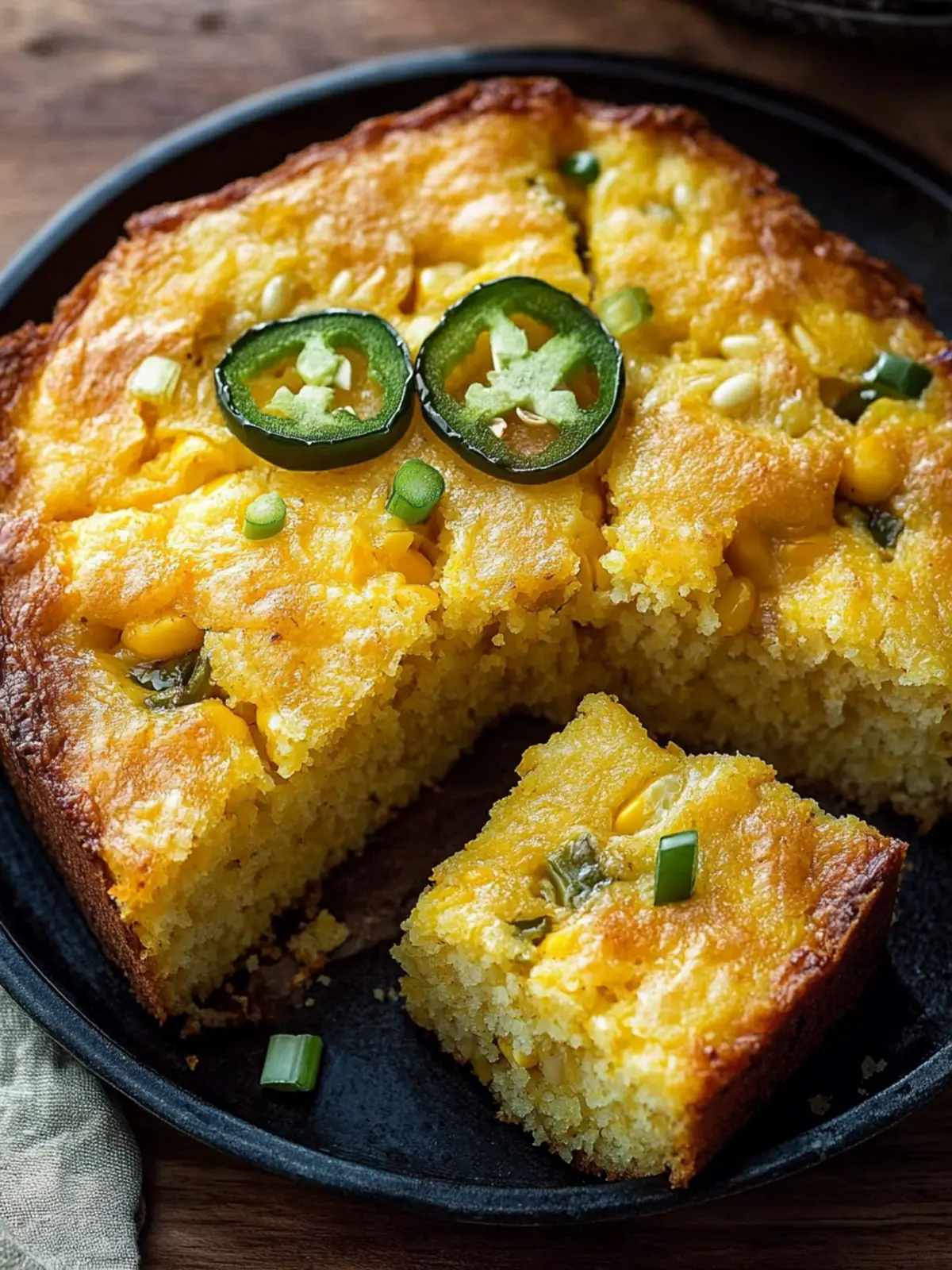 Spice Up Dinner with Jalapeno Cheddar Cornbread Delight 2 Jalapeno Cheddar Cornbread