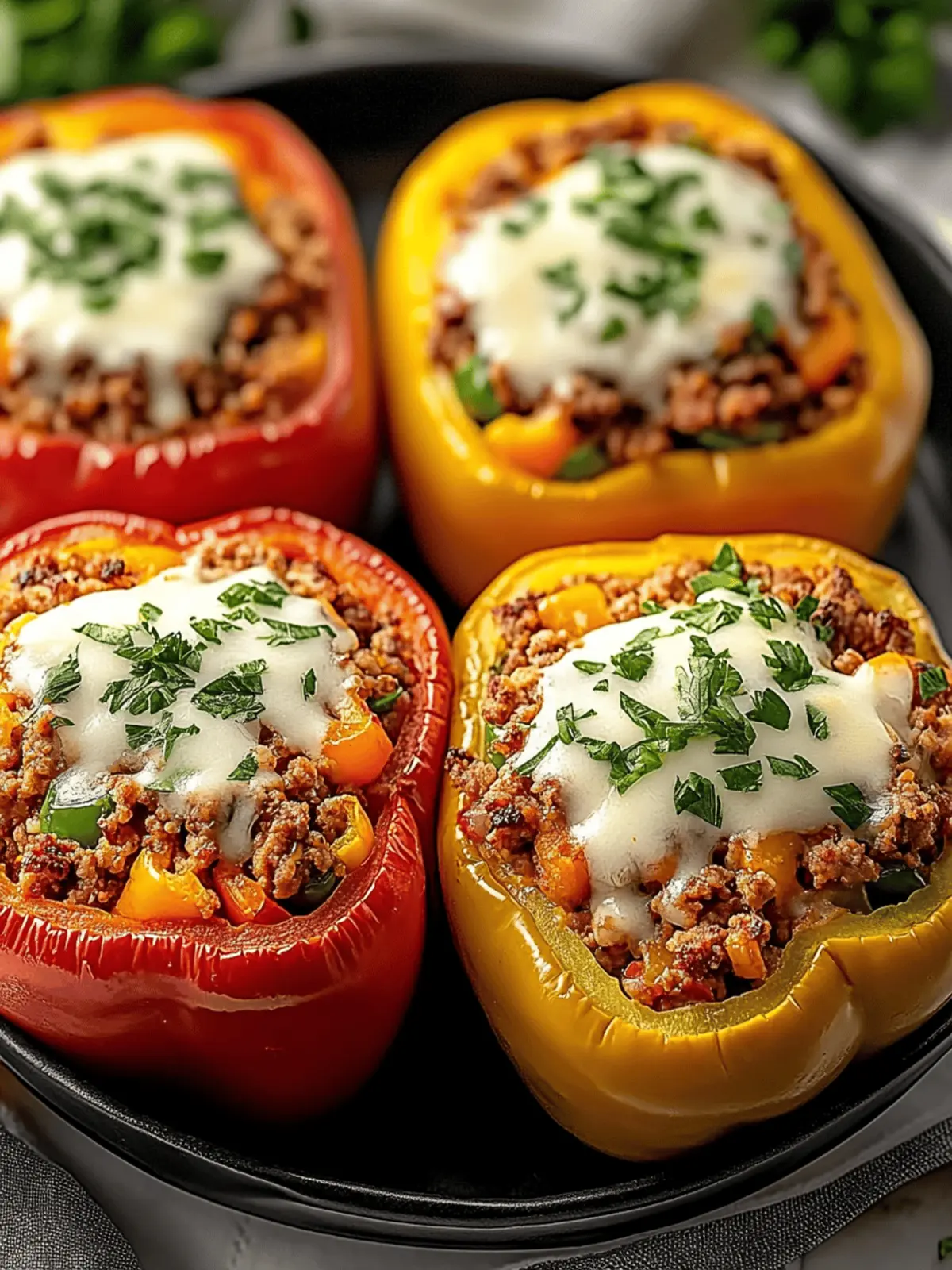 Classic Stuffed Peppers: Quick Comfort Food Delight 2 Classic Stuffed Peppers
