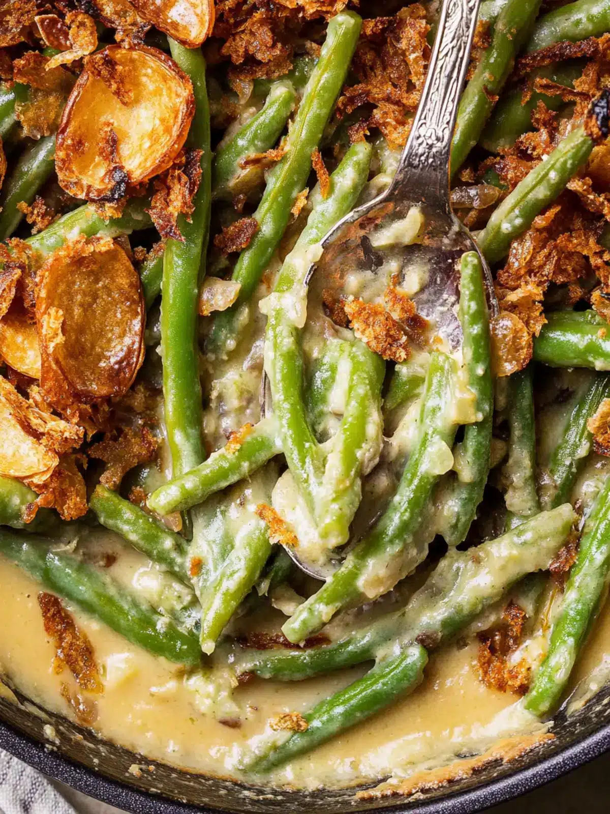Savor the Flavor: Homemade Green Bean Casserole Recipe 3 Homemade Green Bean Casserole