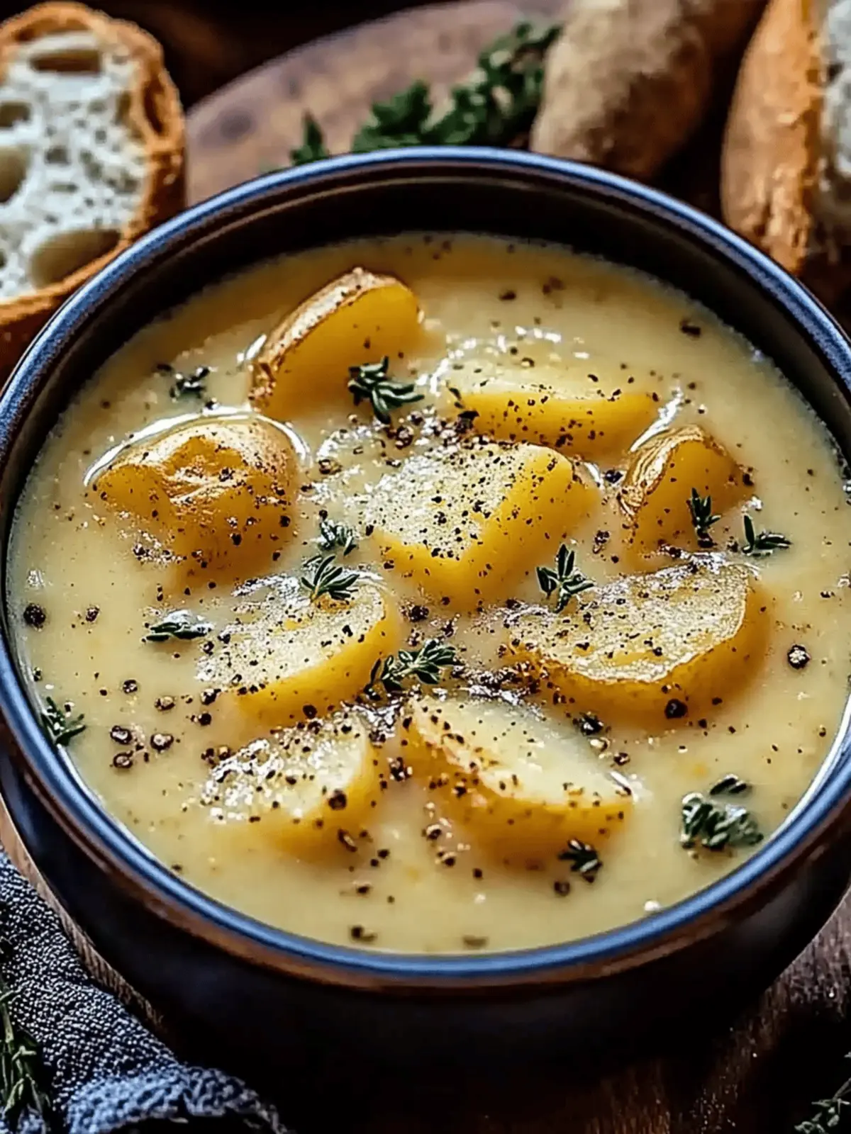 Cheddar Garlic Herb Potato Soup: Creamy Comfort in a Bowl 3 Cheddar Garlic Herb Potato Soup