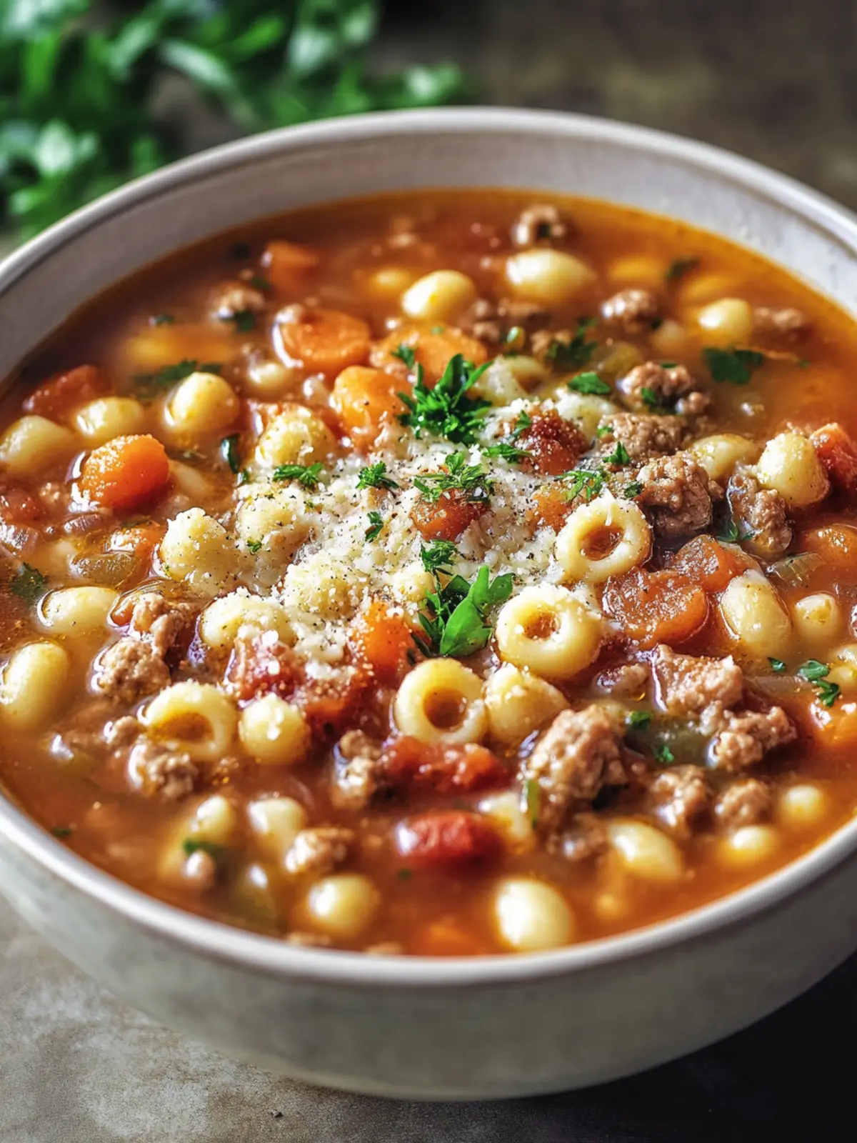 Delicious Olive Garden-Style Pasta e Fagioli Soup Recipe 4 Olive Garden-Style Pasta e Fagioli Soup