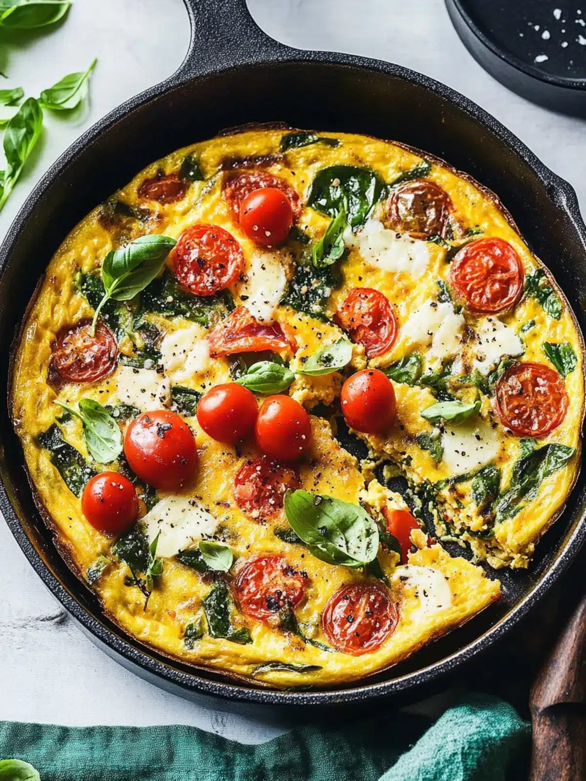 Irresistible Bacon Spinach Frittata for Effortless Brunch Bliss 2 Frittata