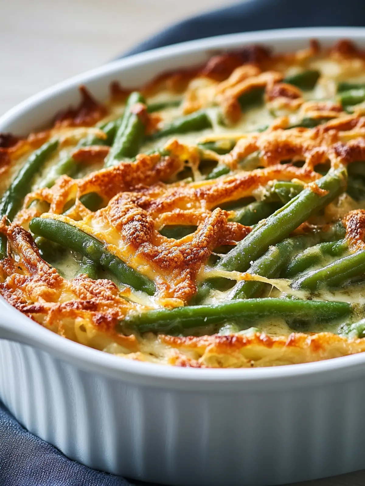 Irresistible Cheesy Green Bean Casserole for Cozy Nights 4 Cheesy Green Bean Casserole