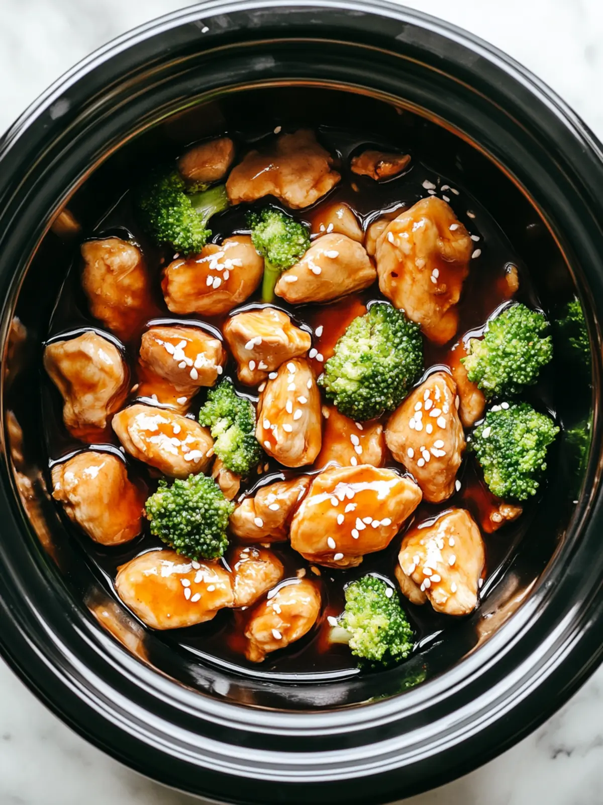 Crockpot Teriyaki Chicken: Easy Comfort with Broccoli Bliss 2 Crockpot Teriyaki Chicken