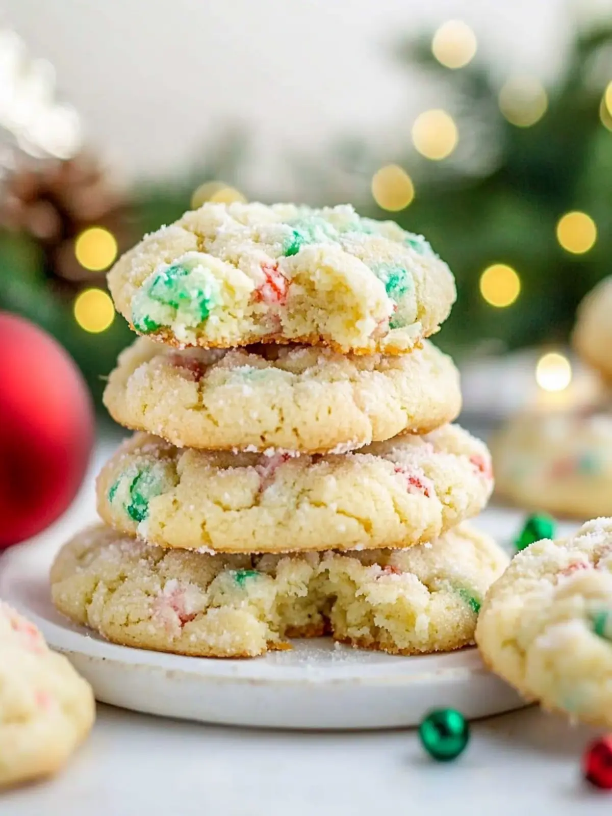 Soft and Chewy Christmas Gooey Butter Cookies to Share 4 Christmas Gooey Butter Cookies