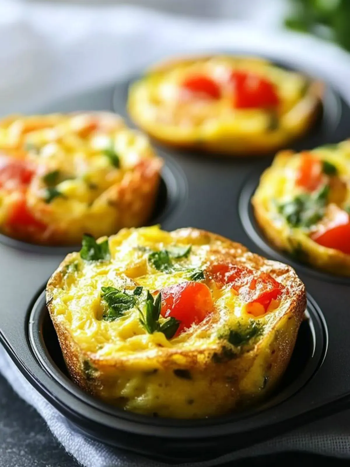 Toaster Oven Muffin Tin Frittatas Bursting with Flavor 3 Toaster Oven Muffin Tin Frittatas
