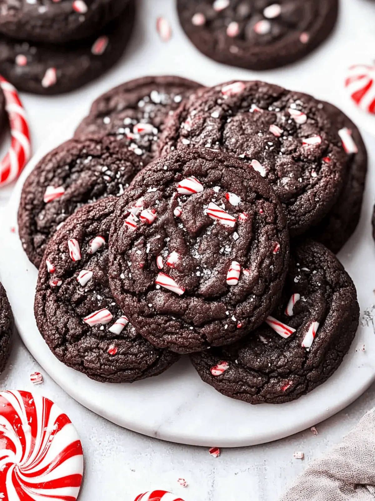 Double Chocolate Peppermint Cookies You'll Crave All Season 4 Double Chocolate Peppermint Cookies