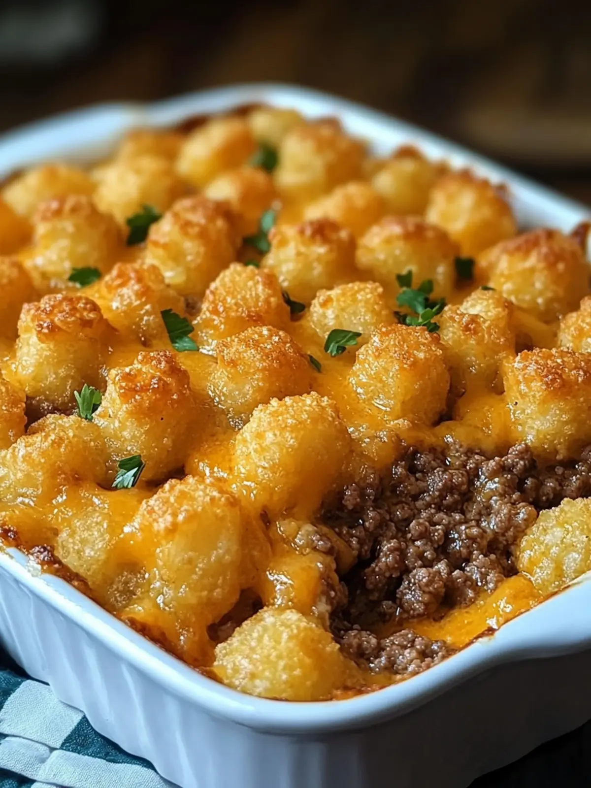 Delicious Tater Tot Casserole with Ground Beef Your Family Will Love 4 Tater Tot Casserole with Ground Beef