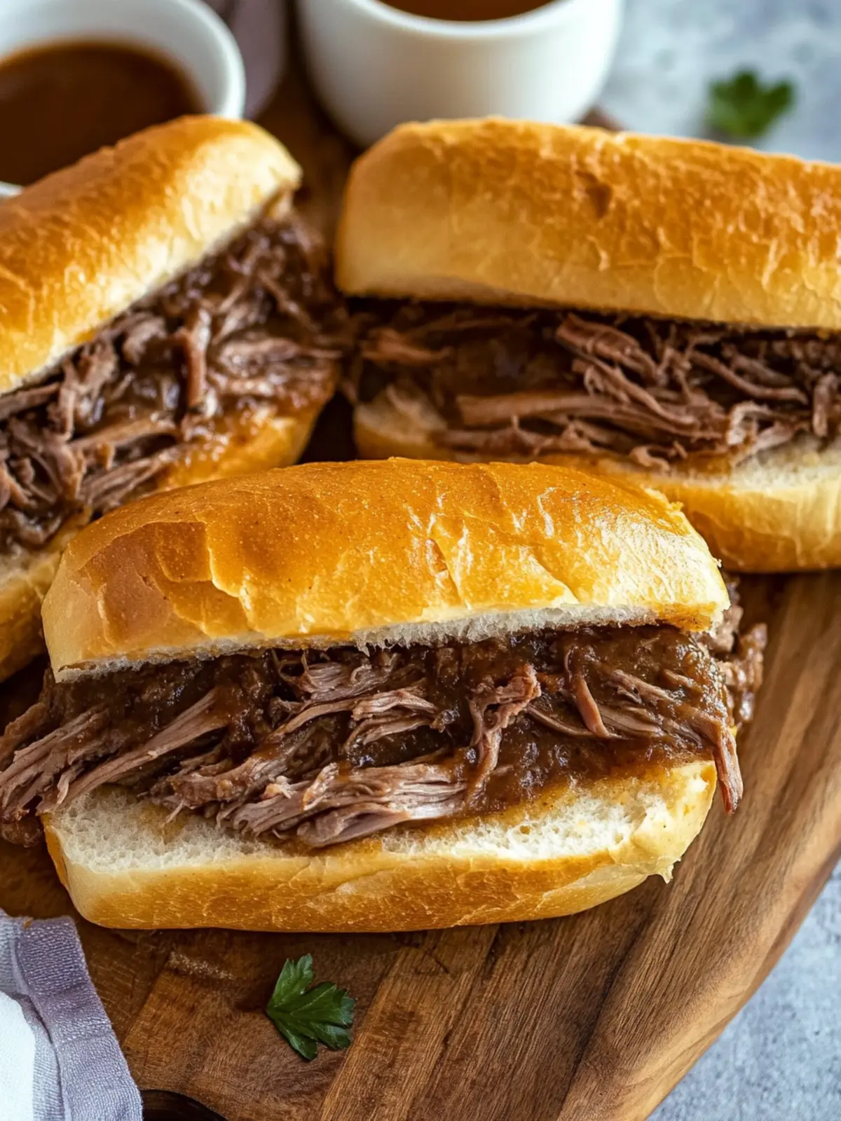 Savory Crock Pot French Dip Sandwiches You'll Crave Daily 4 Crock Pot French Dip