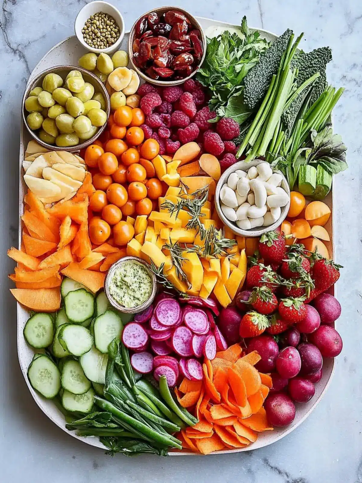 Colorful Crudite Platter That Will Wow Your Guests 2 Crudite Platter