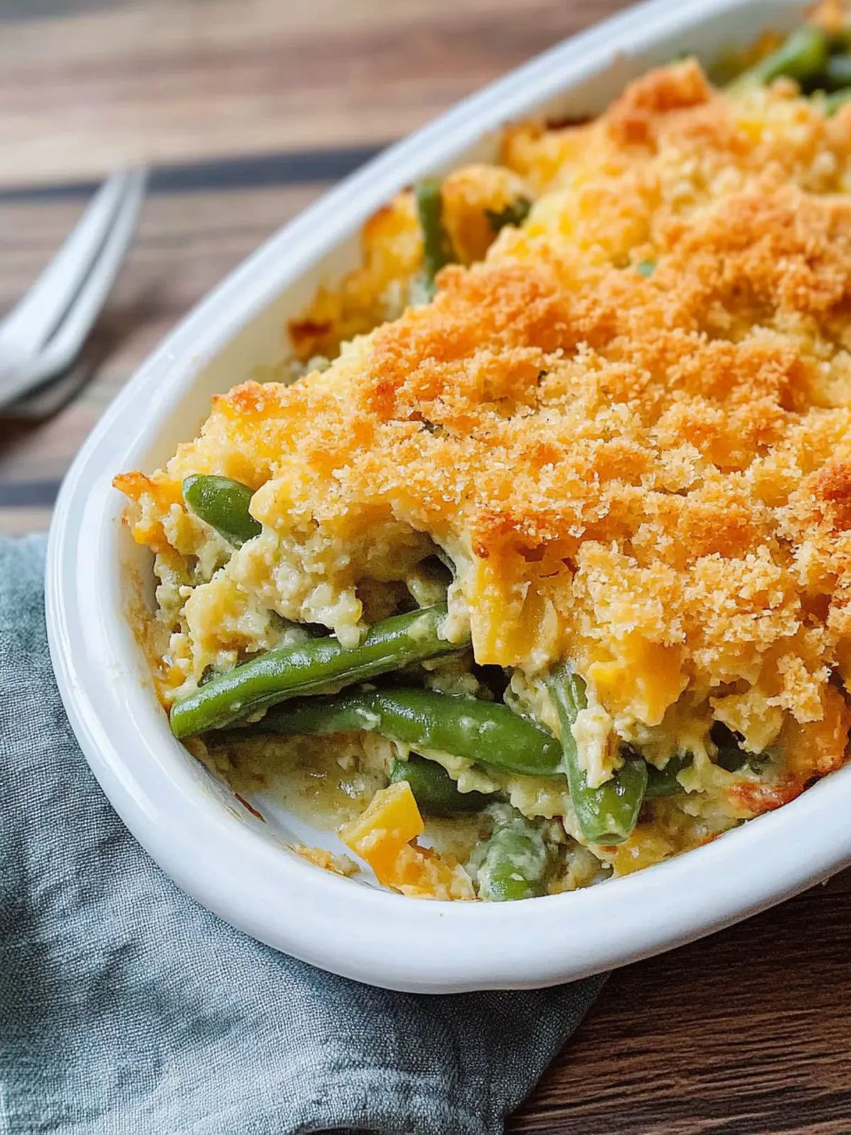 Cheddar Bay Green Bean Casserole That Steals the Show 3 Cheddar Bay Green Bean Casserole