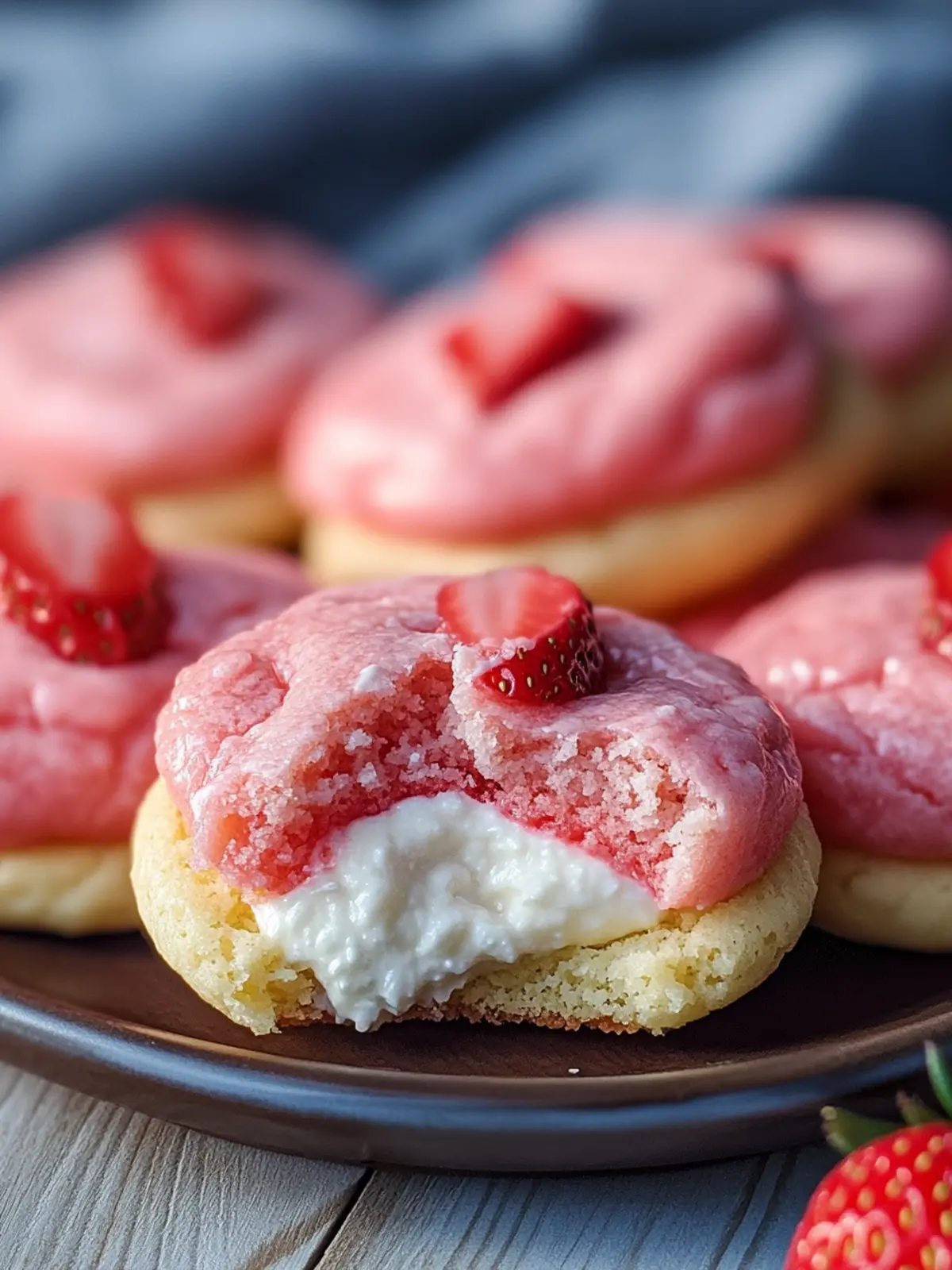 Delicious Strawberry Cheesecake Cookies You'll Love to Bake 2 Strawberry Cheesecake Cookies