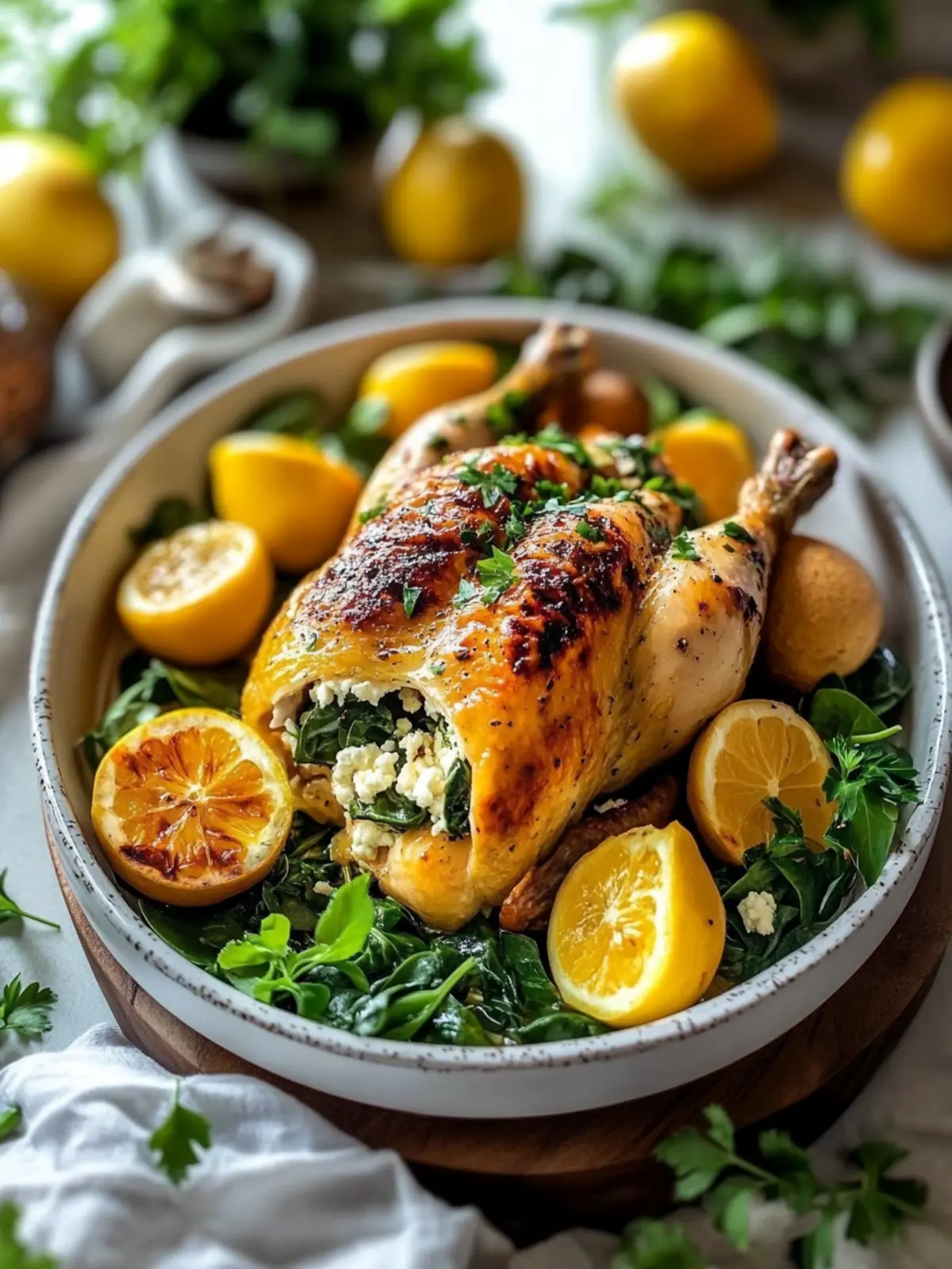 Delicious Stuffed Easter Chicken with Spinach and Feta Delight 3 Stuffed Easter Chicken with Spinach and Feta