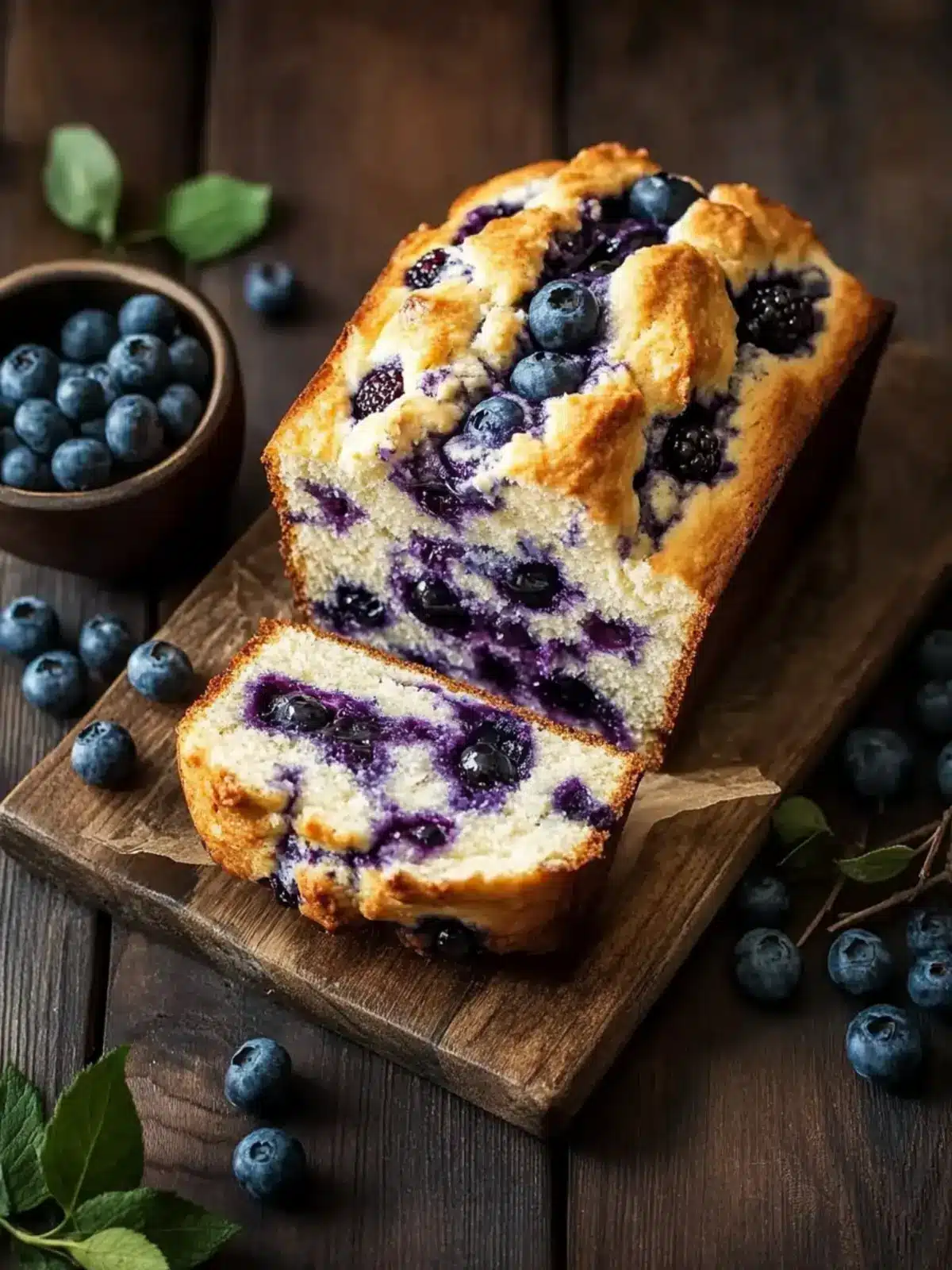 Deliciously Moist Blueberry Cream Cheese Bread Recipe 3 Blueberry Cream Cheese Bread
