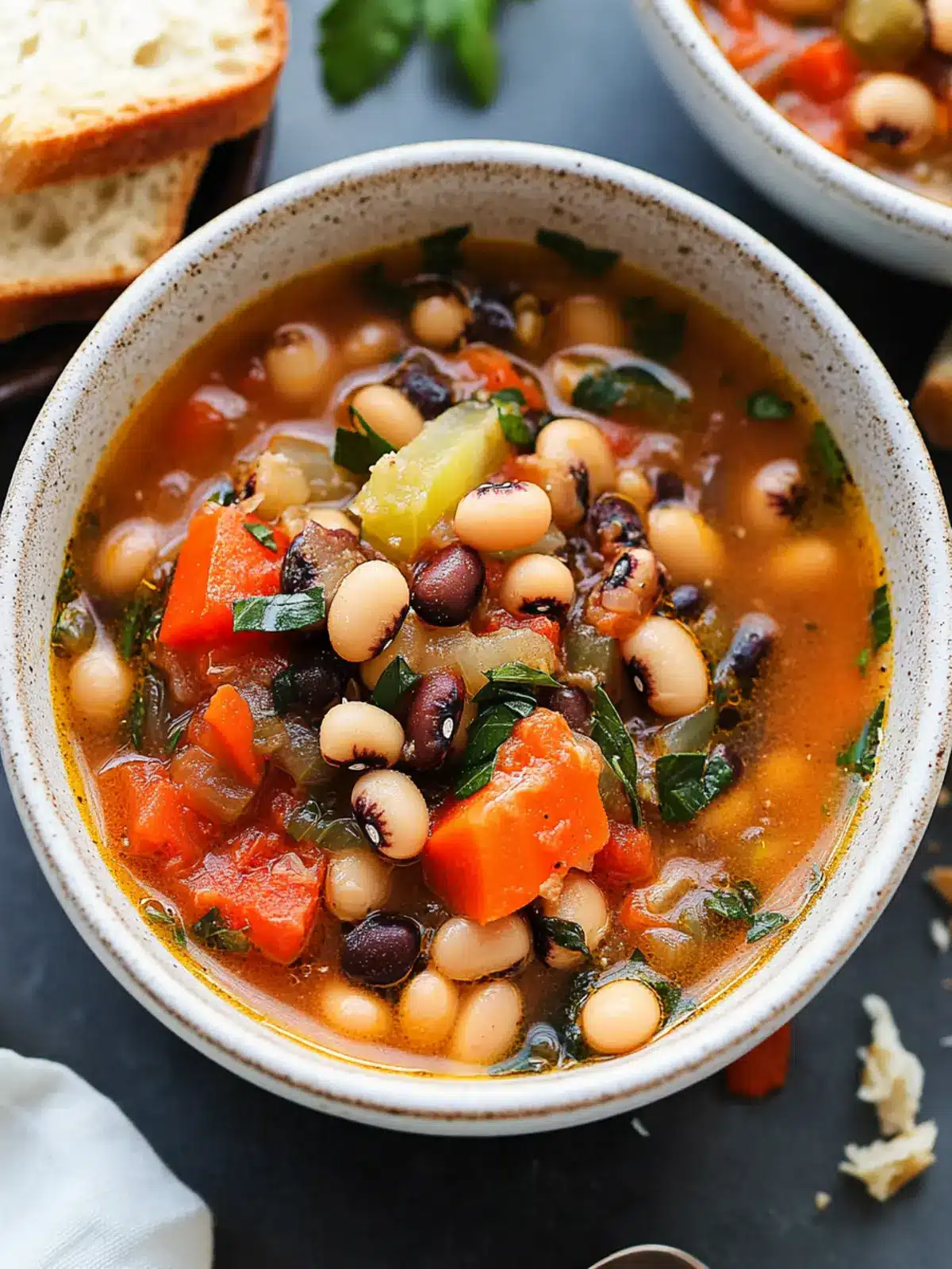 Smoky Black Eyed Pea Soup for Cozy Nights In 3 Smoky Black Eyed Pea Soup