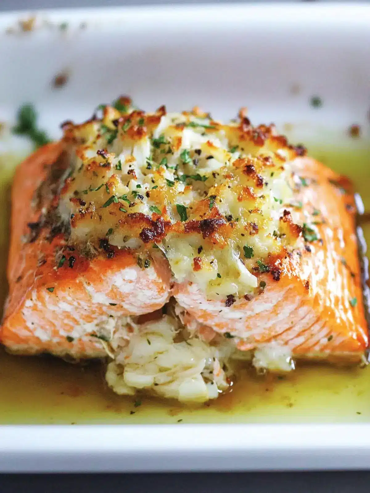 Crab Stuffed Salmon: A Gourmet Dinner in 20 Minutes! 3 Crab Stuffed Salmon
