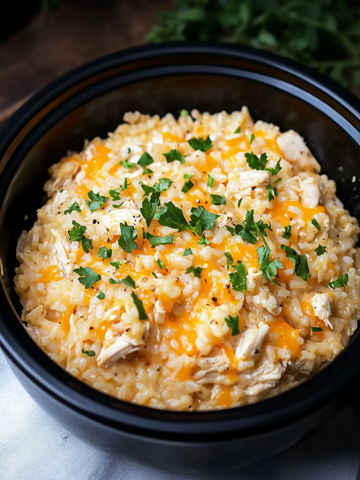 Cheesy Slow Cooker Chicken and Rice for Cozy Nights 4 Cheesy Slow Cooker Chicken and Rice
