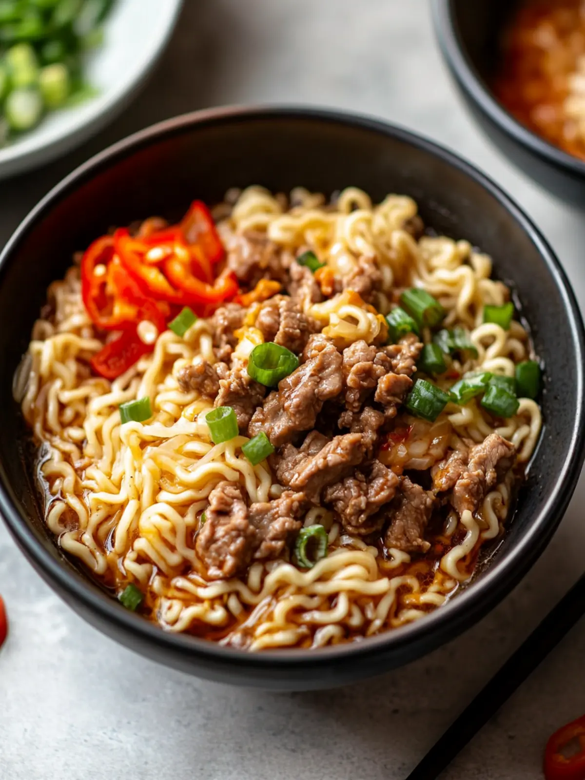 Savory Beef Ramen Noodles Ready in Just 15 Minutes! 2 Beef Ramen Noodles