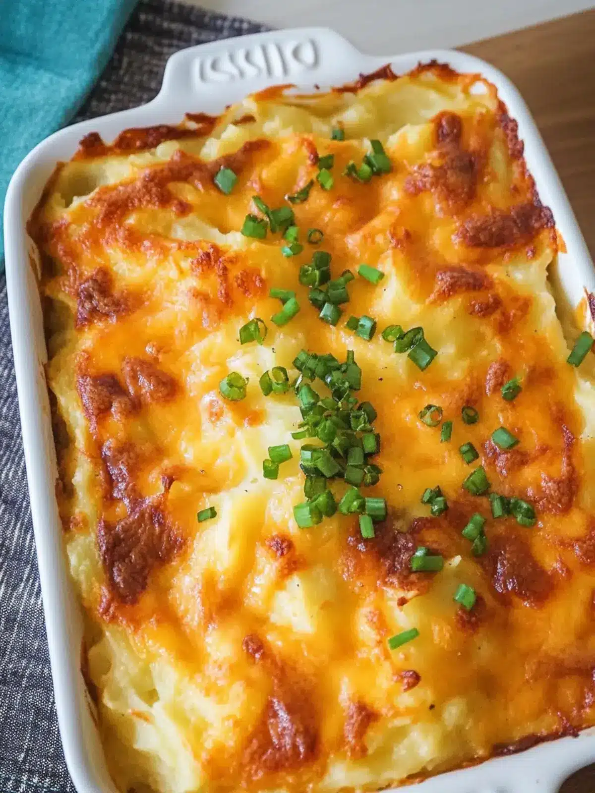 Mouthwatering Cheesy Mashed Potato Casserole Everyone Loves 4 Cheesy Mashed Potato Casserole
