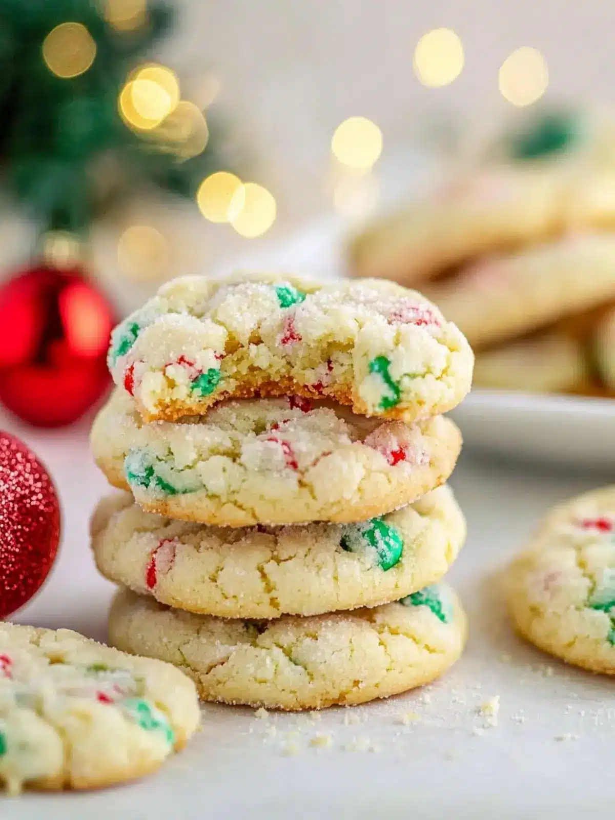 Soft and Chewy Christmas Gooey Butter Cookies to Share 3 Christmas Gooey Butter Cookies