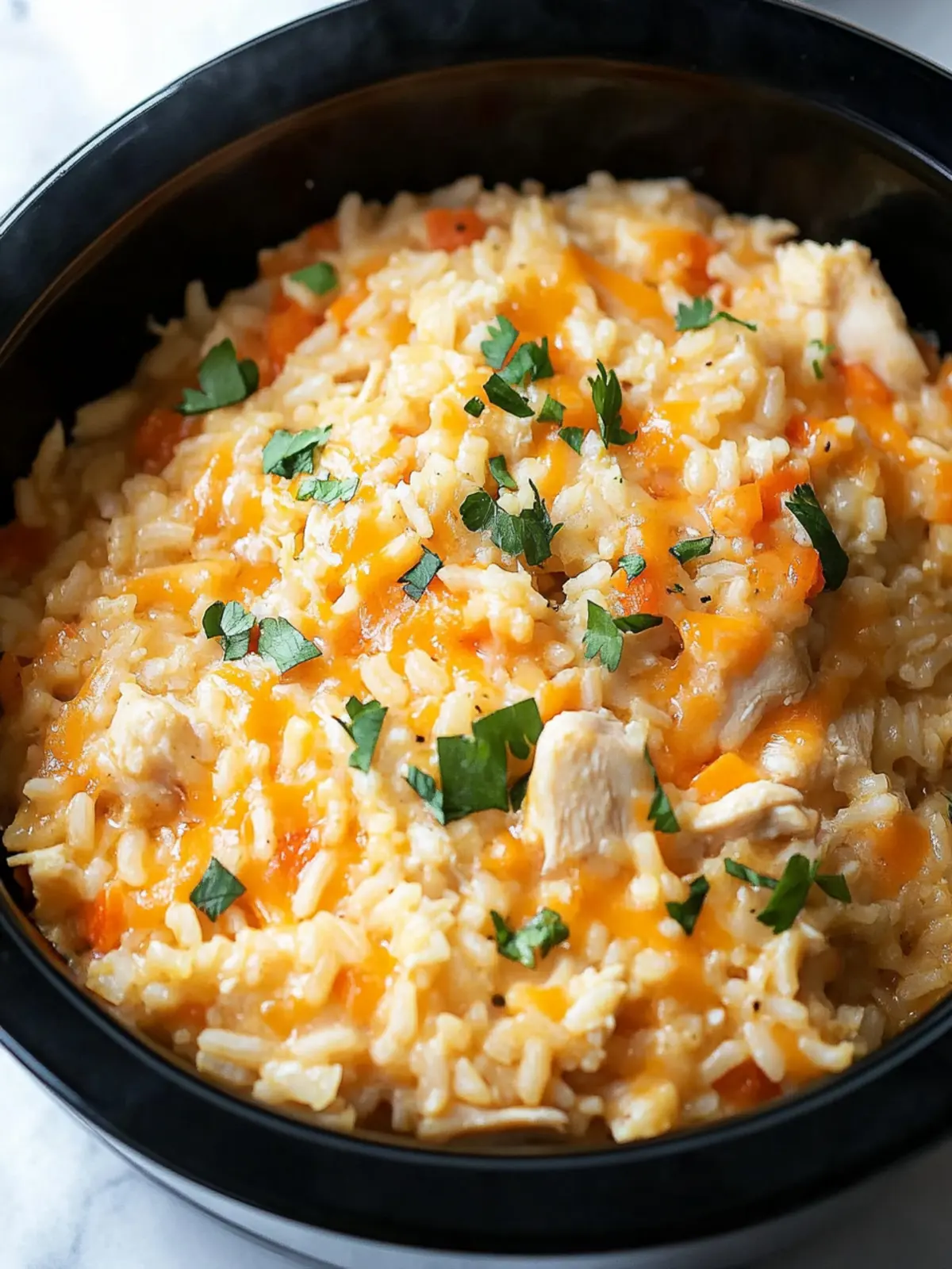 Cheesy Slow Cooker Chicken and Rice for Cozy Nights 3 Cheesy Slow Cooker Chicken and Rice