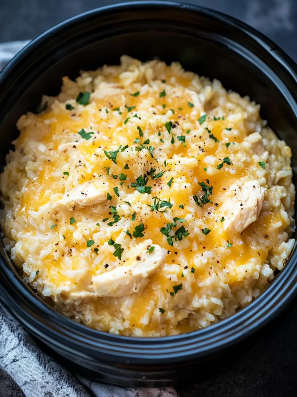 Cheesy Slow Cooker Chicken and Rice for Cozy Nights 2 Cheesy Slow Cooker Chicken and Rice