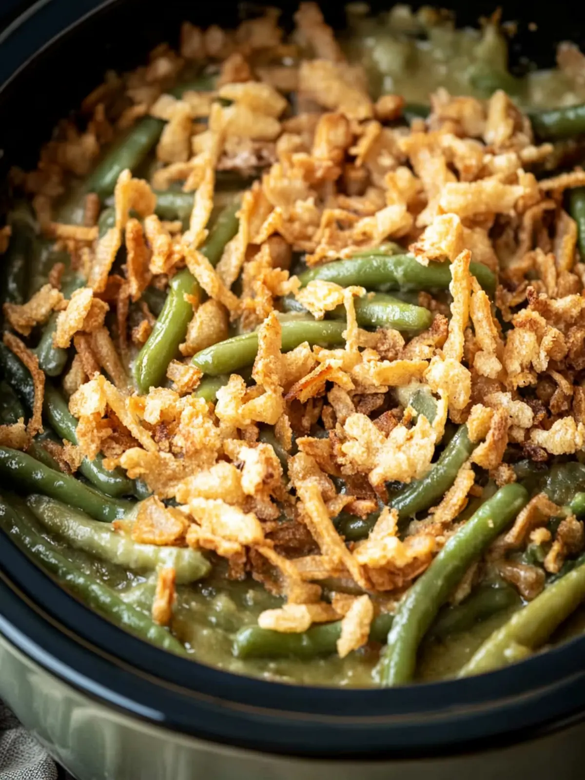 Crockpot Green Bean Casserole: Comfort Food Made Easy 3 Crockpot Green Bean Casserole