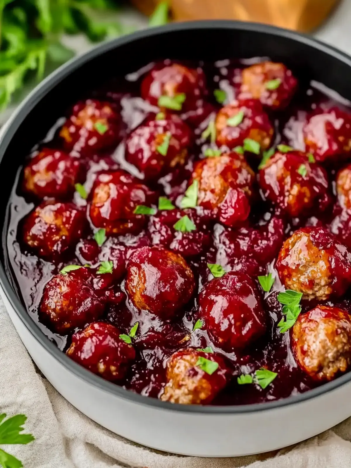 Savory Quick Cranberry Meatballs for Effortless Entertaining 3 Quick Cranberry Meatballs